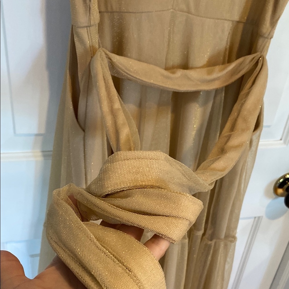 Torrid Gold Mini Dress - Picture 15 of 15